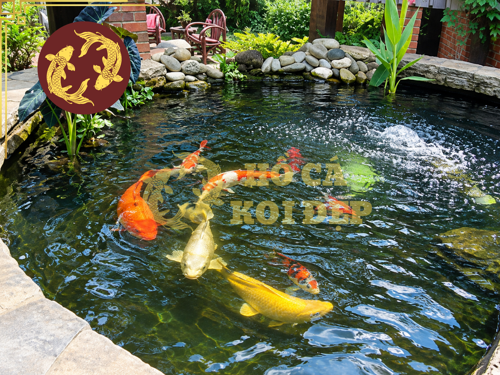 Chi Phí Nuôi Cá Koi 1 Tháng Bao Nhiêu? Những Khoản Không Nên Bỏ Qua 3 Mức chi phí nước phụ thuộc vào thể tích hồ, lượng nước thay và tần suất vệ sinh hệ thống lọc. Hồ càng lớn hoặc có lượng nước thay nhiều thì khoản này càng tăng.