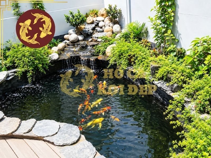 Top Men Vi Sinh Hồ Cá Koi Được Sử Dụng Phổ Biến Hiện Nay 5 Cần xem xét hệ thống lọc đang sử dụng, diện tích vật liệu lọc, lượng cá và lượng thức ăn hằng ngày.