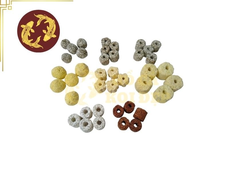 Top Vật Liệu Lọc Hồ Koi Tốt Nhất Hiện Nay Và Cách Sử Dụng Hiệu Quả 4 Các bề mặt và khoảng trống của sứ tạo nơi cư trú cho hệ vi sinh trong hệ thống lọc
