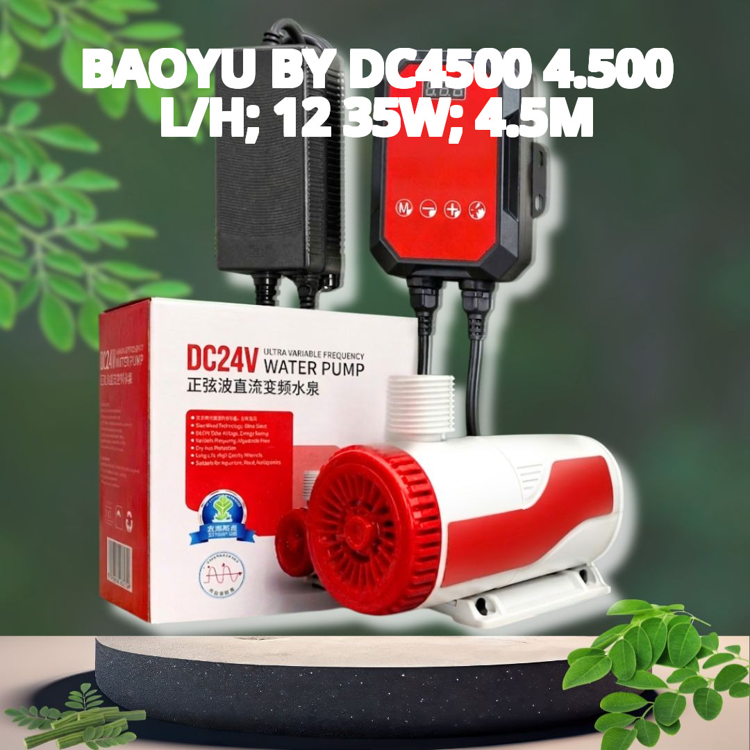 Máy Bơm Điện Baoyu BY-DC4500 – 4.500 L/h; 12–35W; 4.5m