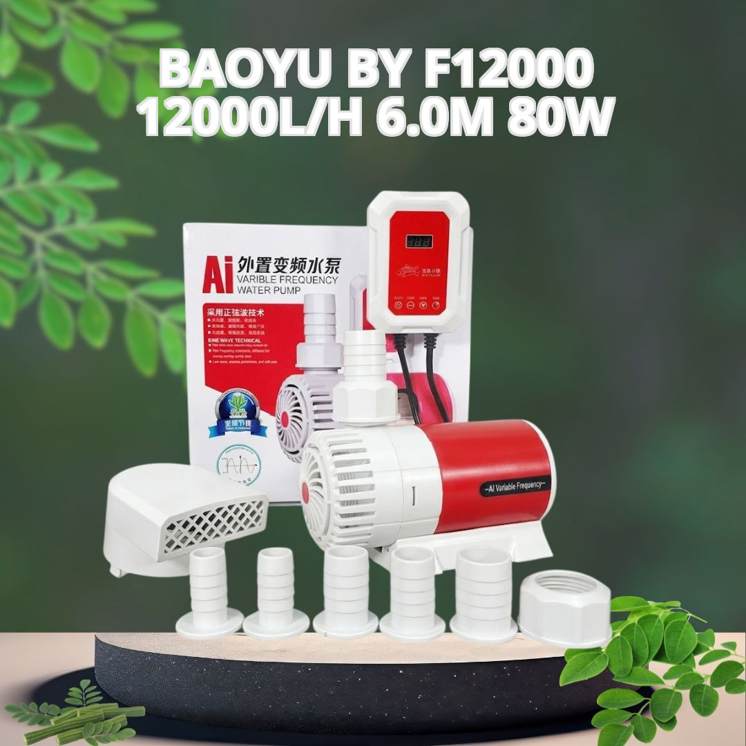 Máy Bơm Baoyu BY-F12000 – 12000L/h, Cột Áp 6.0m, Công Suất 80W