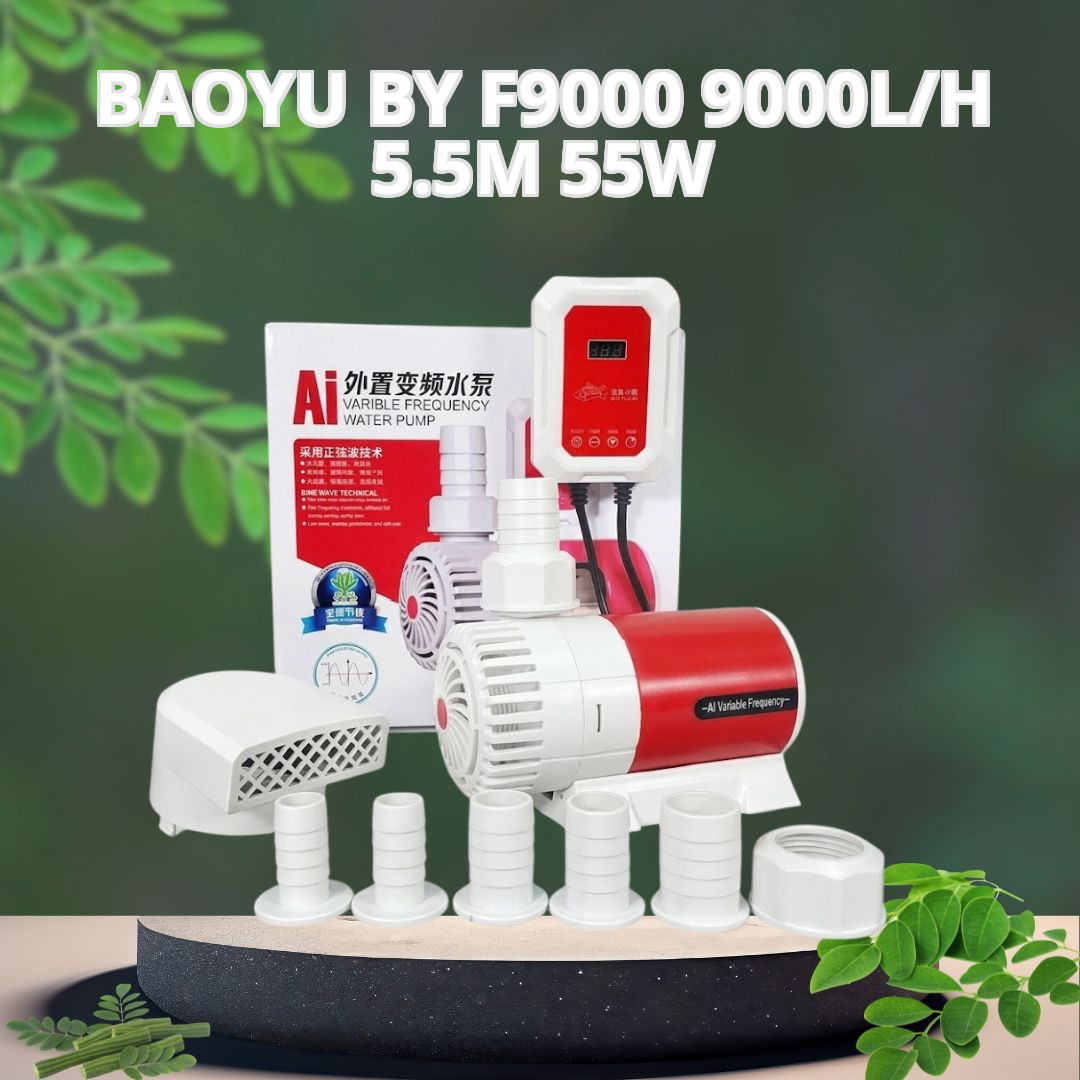 Máy Bơm Baoyu BY-F9000 – 9000L/h, Cột Áp 5.5m, Công Suất 55W