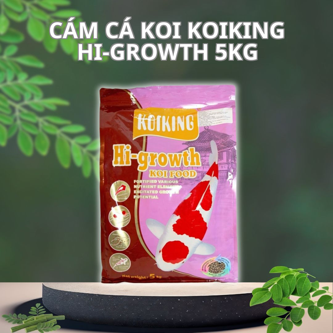 Cám Cá Koi KoiKing Hi-Growth 5Kg