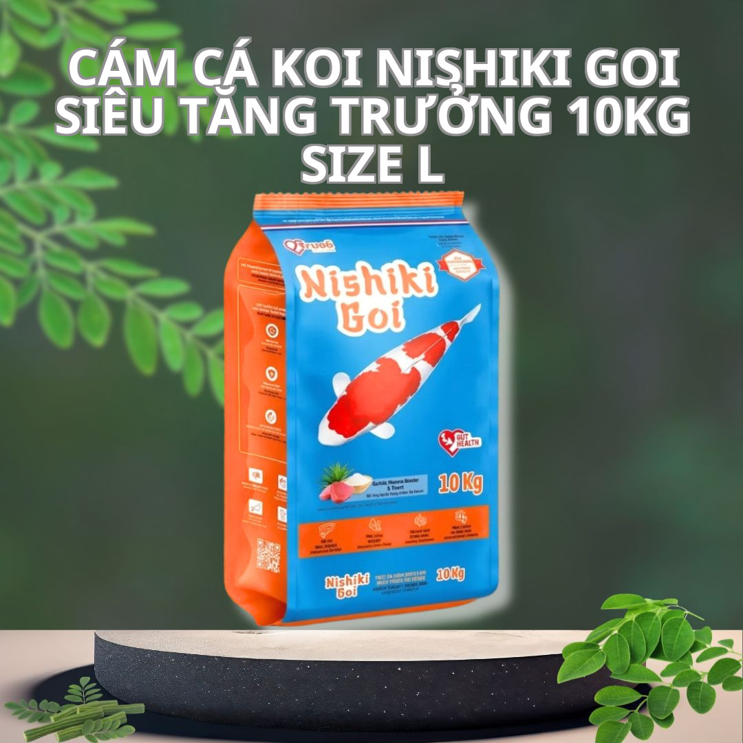Cám Cá Koi NISHIKI GOI Siêu Tăng Trưởng 10kg Size L