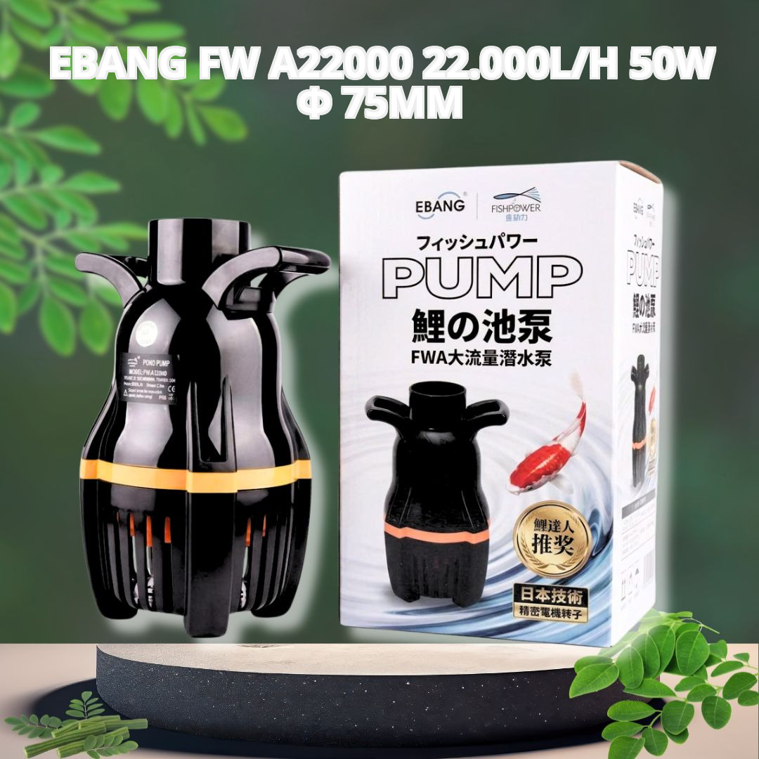 Máy Bơm Luồng Ebang FW-A22000 – 22.000L/H, 50W, Φ 75mm