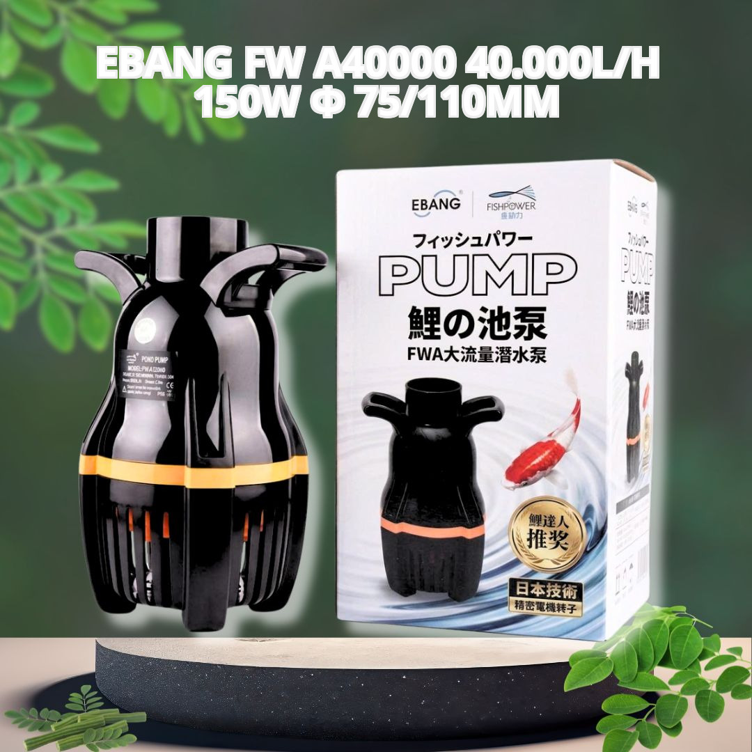 Máy Bơm Luồng Ebang FW-A40000 -40.000L/H, 150W, Φ 75/110mm
