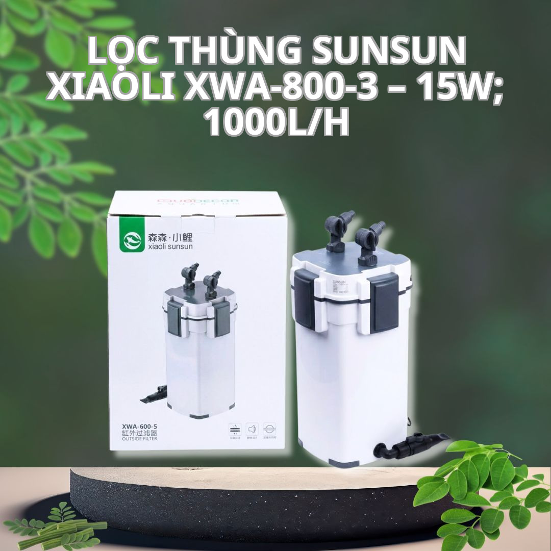 Lọc Thùng SunSun Xiaoli XWA-800-3 – 15W; 1000L/h