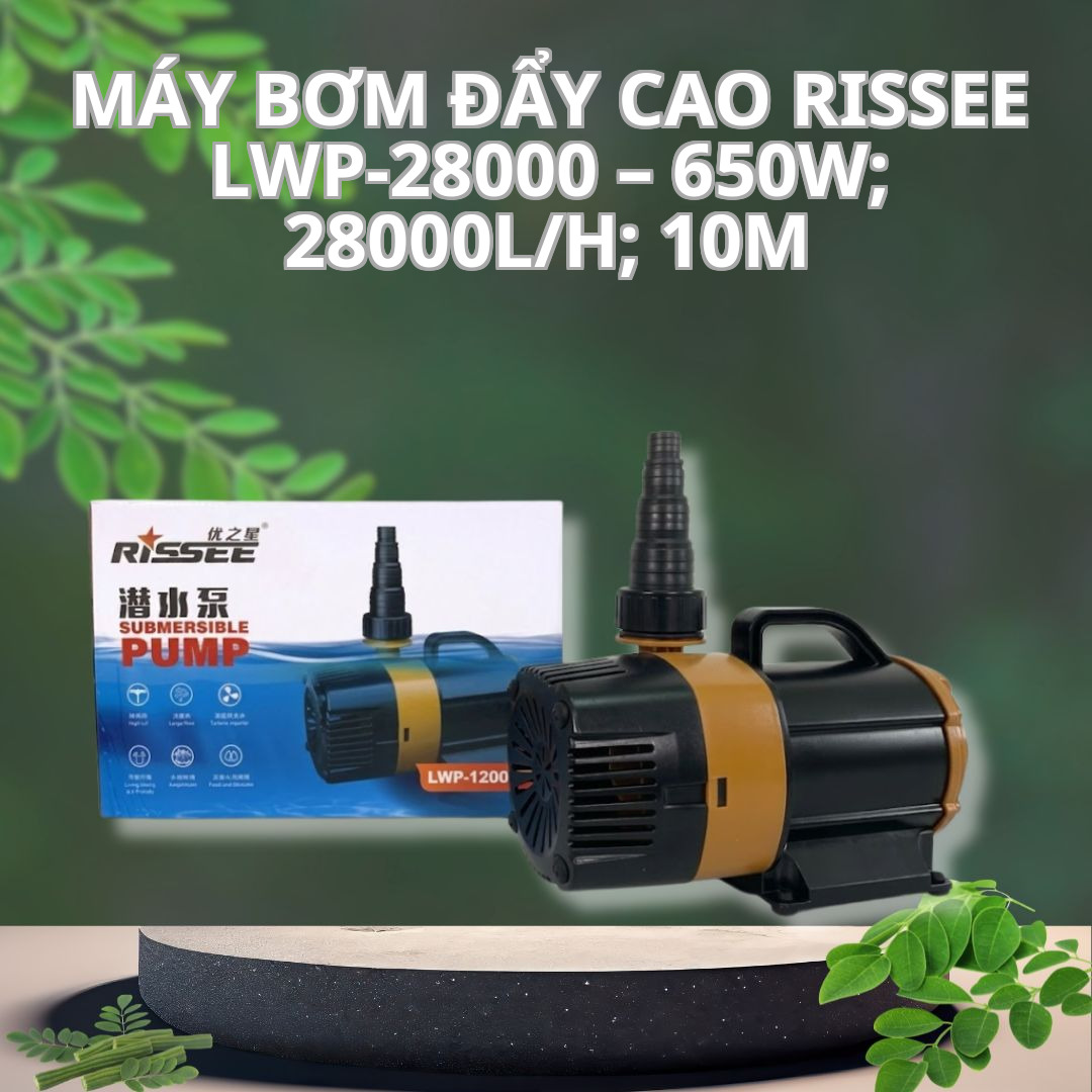 Máy Bơm Đẩy Cao RISSEE LWP-28000 - 650W; 28000L/H; 10M 1 Máy Bơm Đẩy Cao RISSEE LWP-28000 – 650W; 28000L/H; 10M