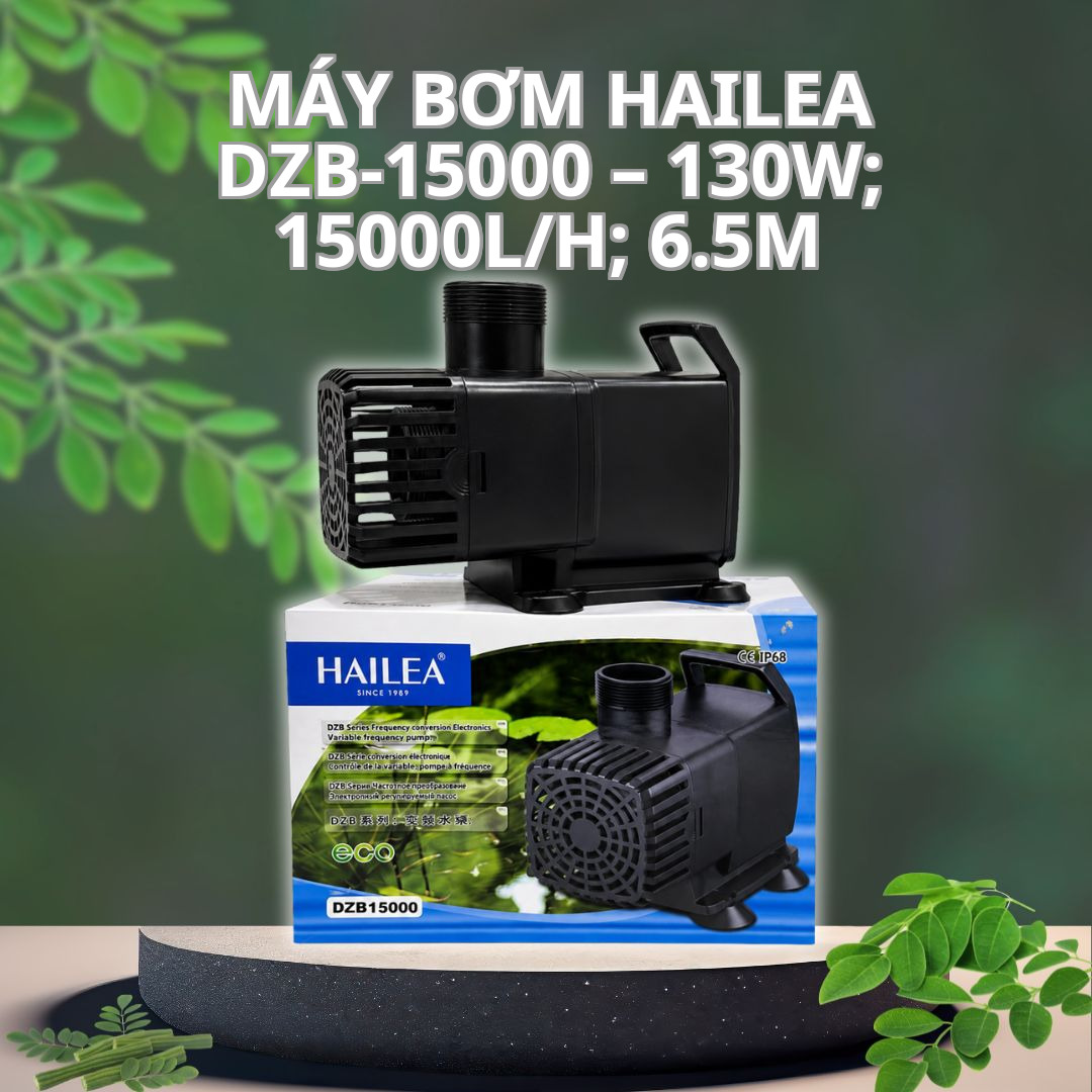 Máy bơm Hailea DZB-15000 - 130W; 15000L/H; 6.5m 1 Máy bơm Hailea DZB-15000 – 130W; 15000L/H; 6.5m