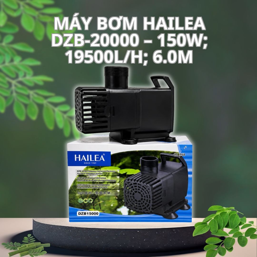 Máy bơm Hailea DZB-20000 - 150W; 19500L/H; 6.0m 1 Máy bơm Hailea DZB-20000 – 150W; 19500L/H; 6.0m
