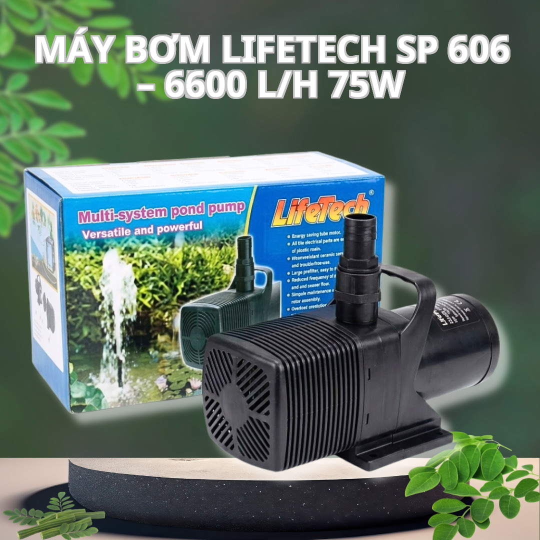 Máy Bơm Đẩy Lifetech SP-606 – 6600 L/h, 75W