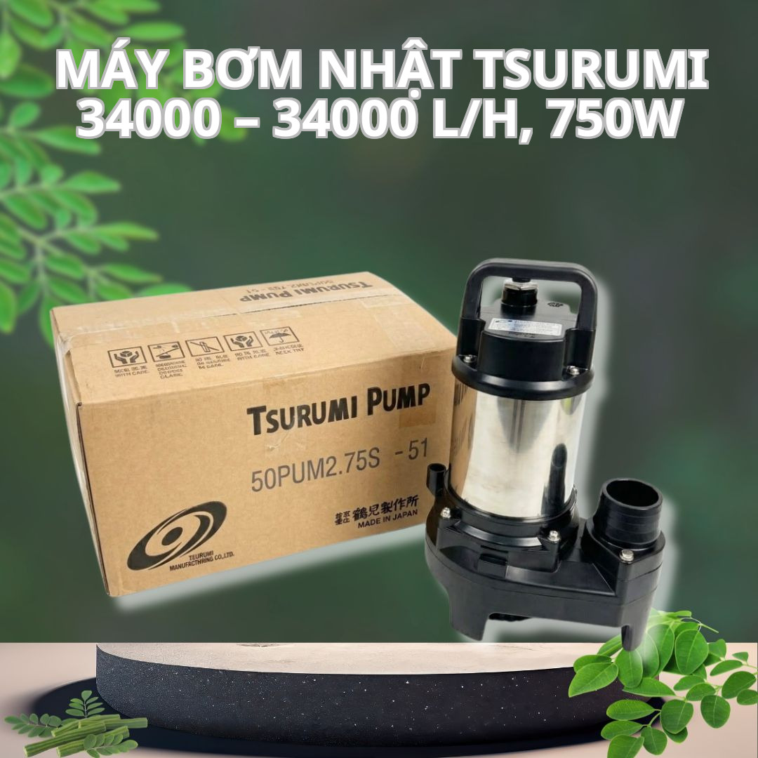 Máy Bơm Nhật Tsurumi 34000 – 34000 L/h, 750W