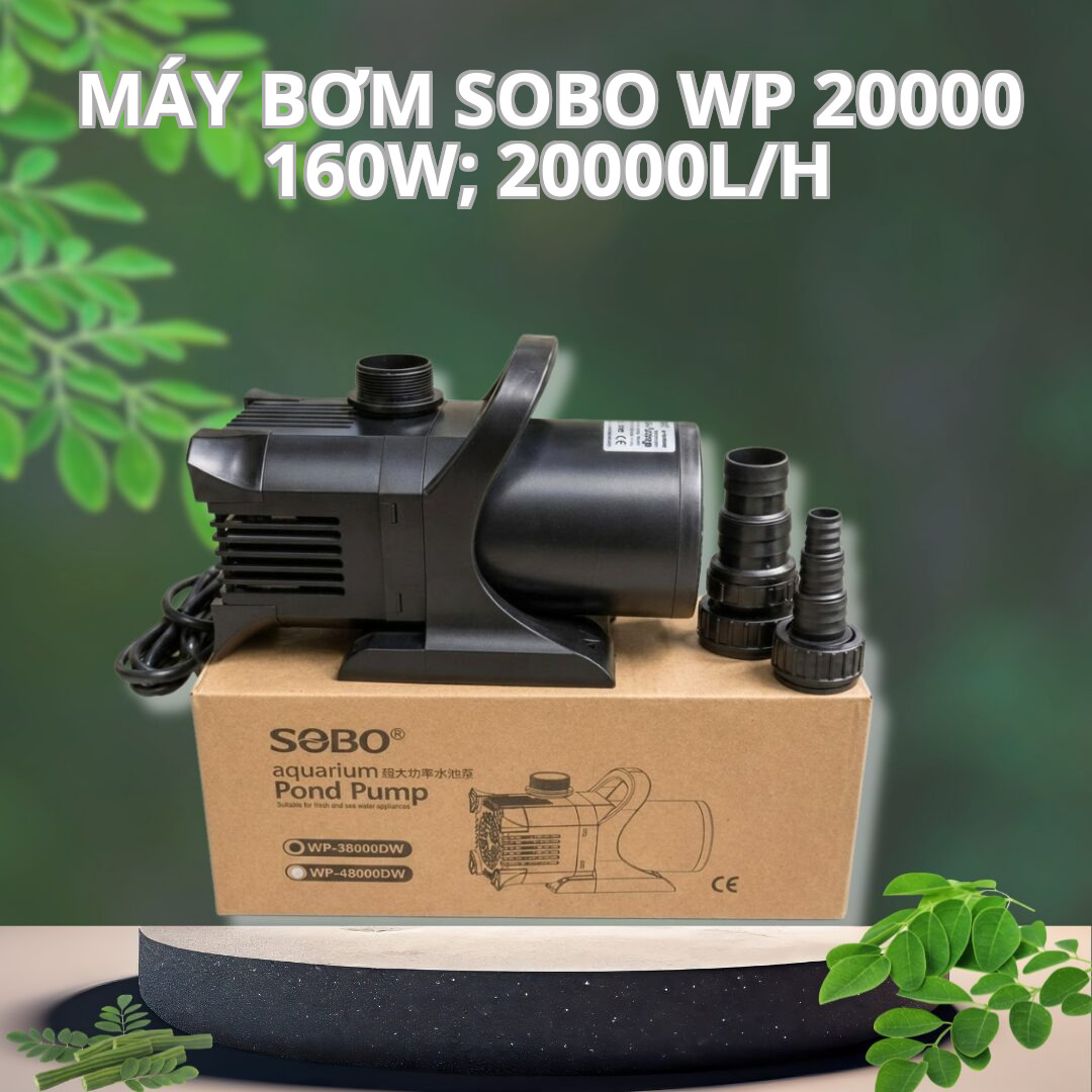 Máy Bơm Hồ Cá Koi SOBO WP-20000 – 160W; 20000L/h 1 Máy Bơm Hồ Cá Koi SOBO WP-20000 – 160W; 20000L/h