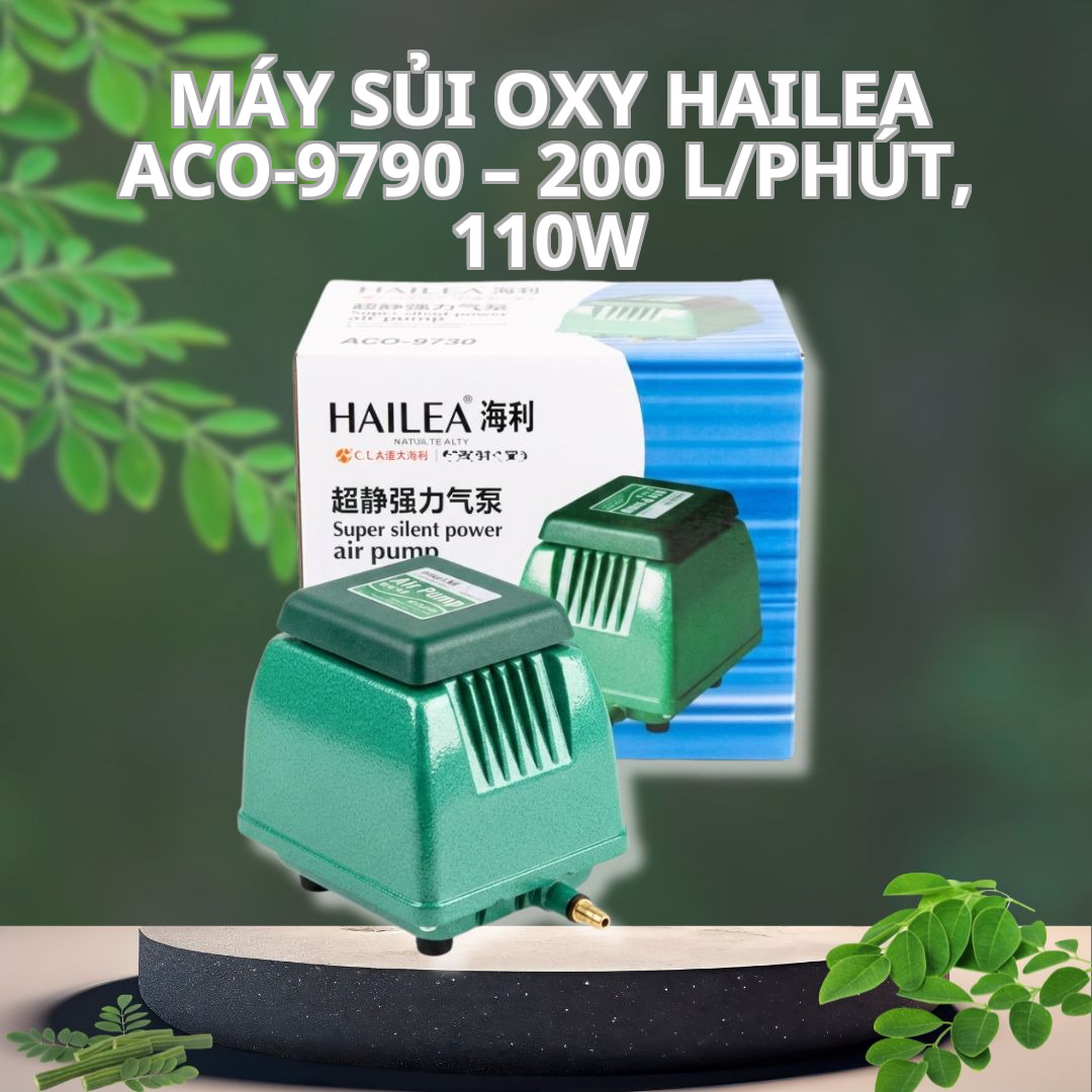 Máy Sủi Oxy Hailea ACO-9790 – 200 L/phút, 110W