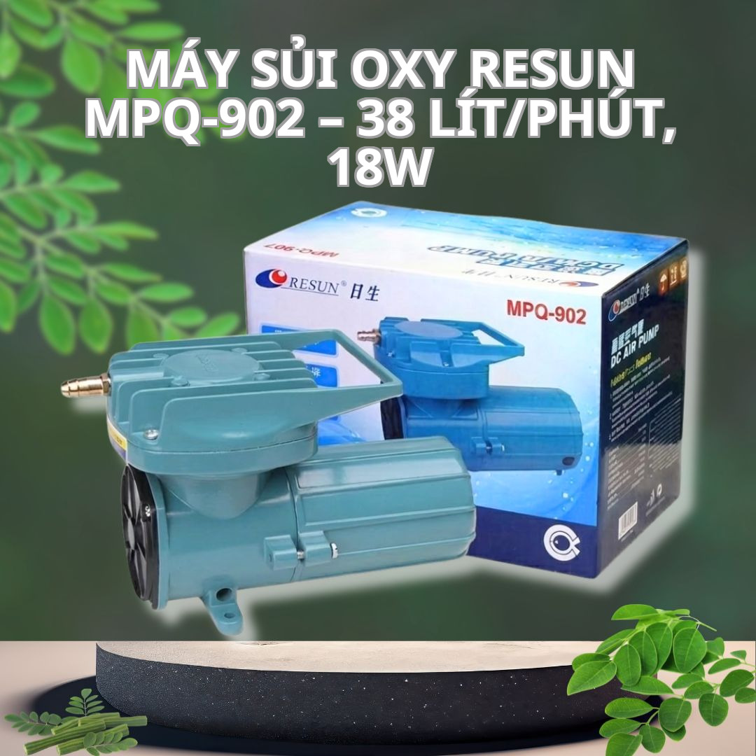 Máy Sủi Oxy Resun MPQ-902 – 38 Lít/Phút, 18W