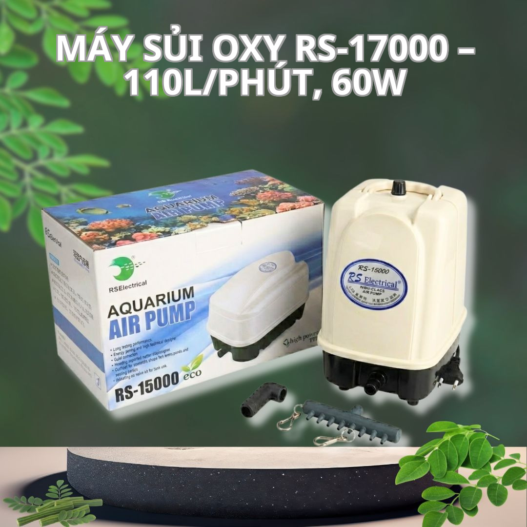 Máy Sủi Oxy RS-17000 – 110L/phút, 60W