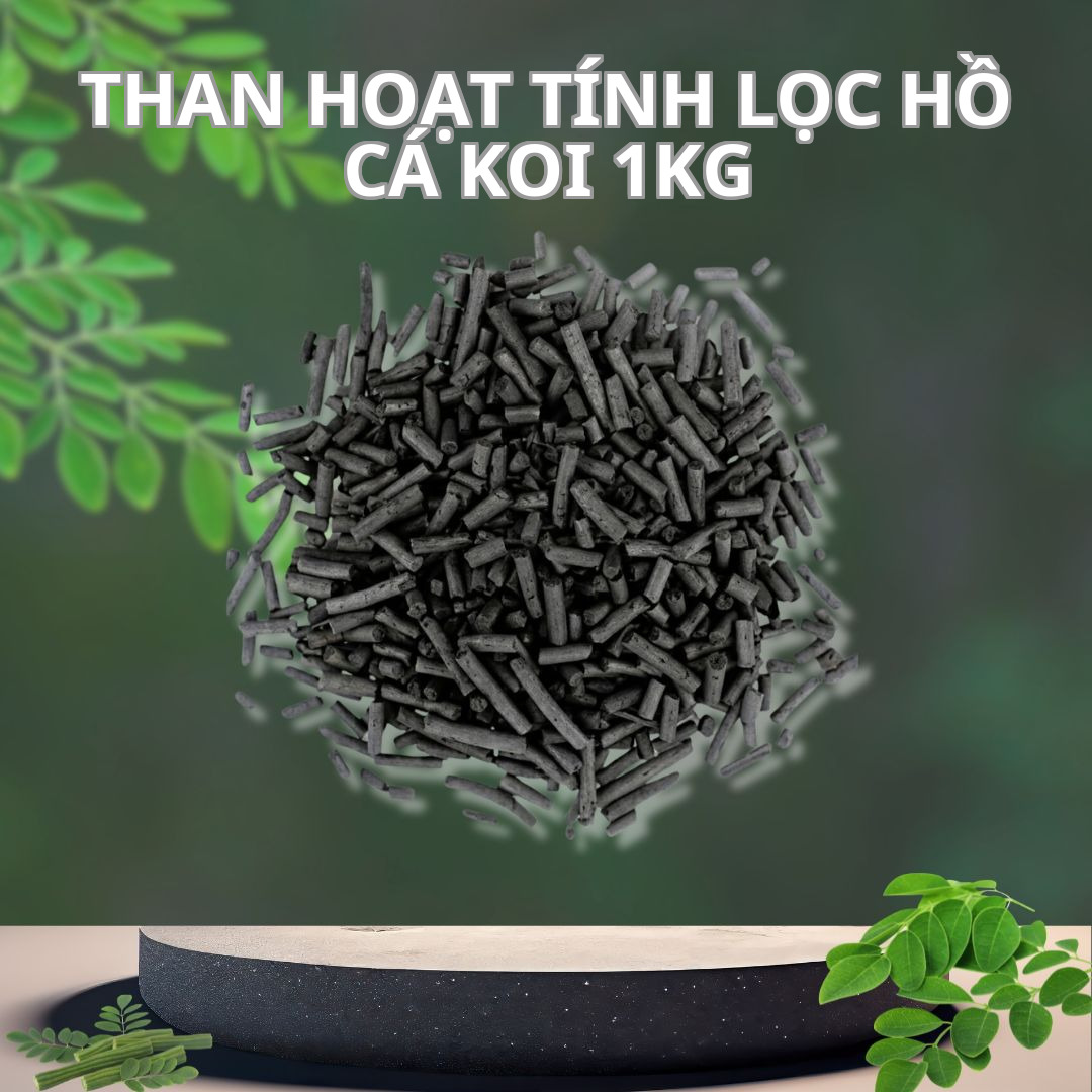 Than Hoạt Tính Lọc Hồ Cá Koi 1kg